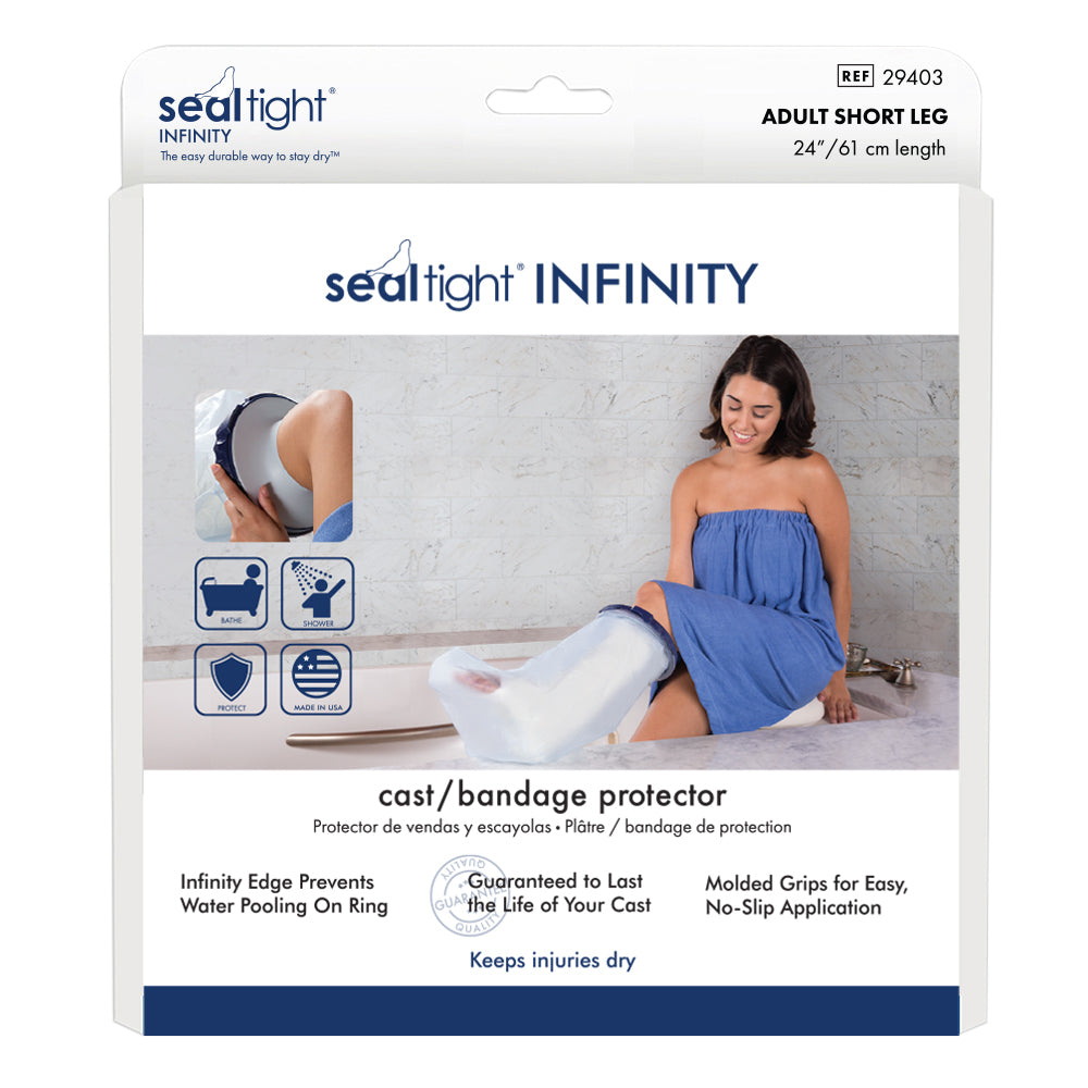 Seal-Tight Infinity duschskydd vuxen kort ben